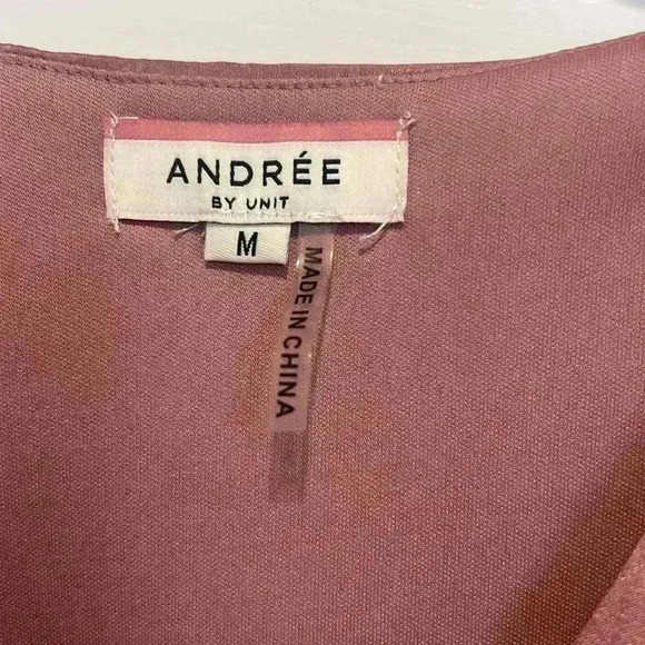 Andree by Unit light plum colored dress size medium. - Picture 5 of 7